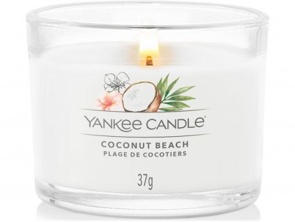 yankee candle svicka coconut beach votivni sklo 1