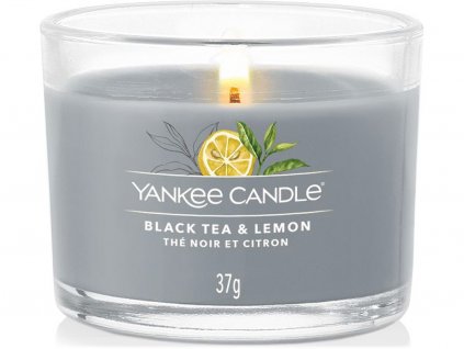 yankee candle svicka black tea lemon votivni sklo 1