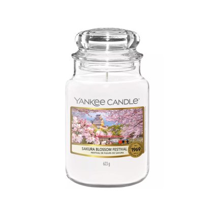 yankee candle svicka sakura blossom festival velka