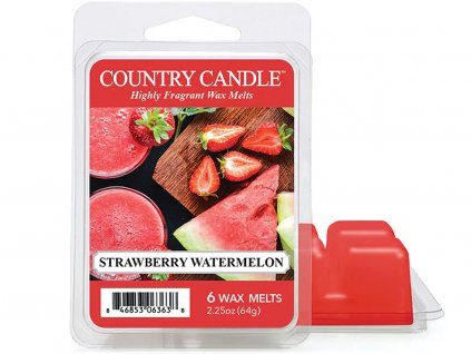 country candle strawberry watermelon vosk 1
