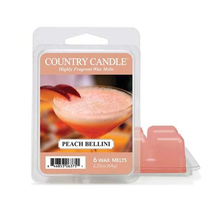 country candle peach bellini vosk 1