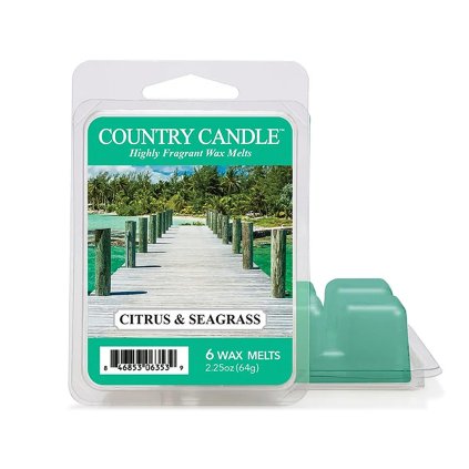 country candle citrus seagrass vosk 1