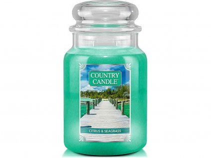 country candle citrus seagrass svicka velka 1
