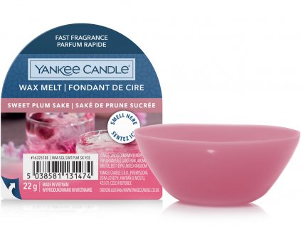 yankee candle svicka sweet plum sake vosk