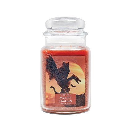 village candle mighty dragon svicka