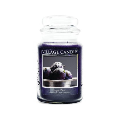 village candle sugar plum svicka 1