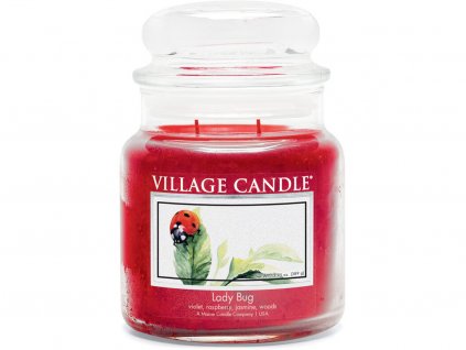 village candle lady bug svicka 1