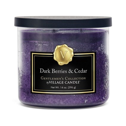 village candle dark berries cedar svicka 1