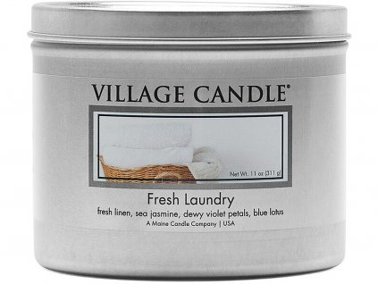 village candle fresh laundry svicka 1