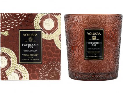 voluspa forbidden fig svicka classic candle 1