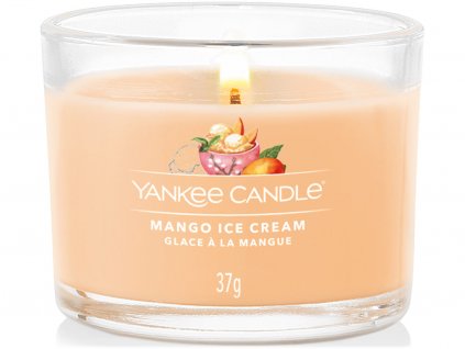 yankee candle mango ice cream svicka votivni sklo 1