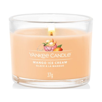 yankee candle mango ice cream svicka votivni sklo 1