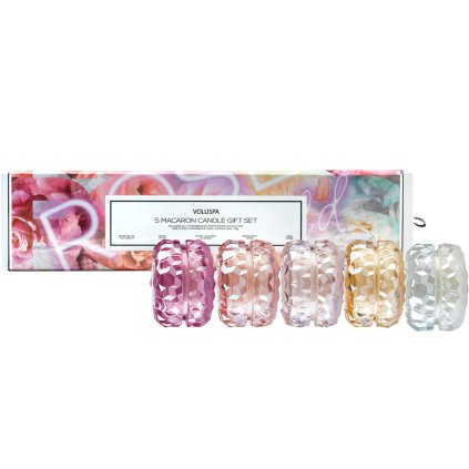 voluspa roses svicky macaron sada 1