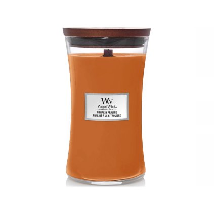 woodwick pumpkin praline svicka velka