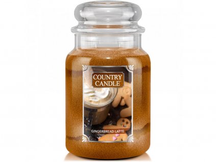 country candle svicka gingerbread latte 1