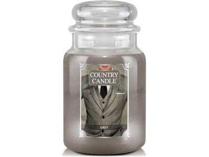 country candle svicka grey 1