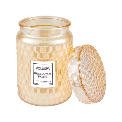 voluspa bergamot rose svicka velka 1