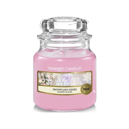 yankee candle svicka mala snowflake kisses