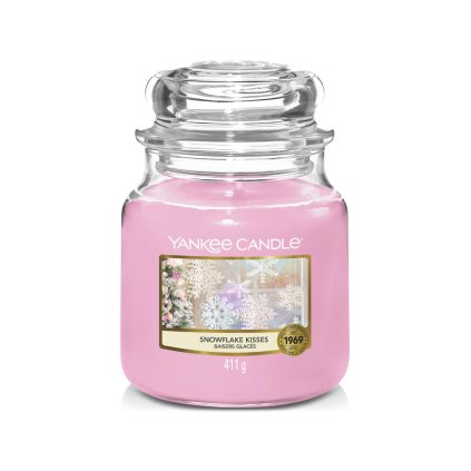 yankee candle svicka stredni snowflake kisses