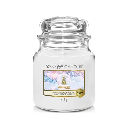 yankee candle svicka stredni snow globe wonderland