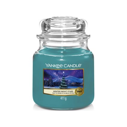 yankee candle svicka stredni winter night stars