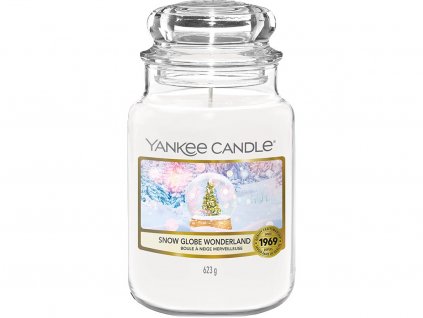 yankee candle svicka velka snow globe wonderland
