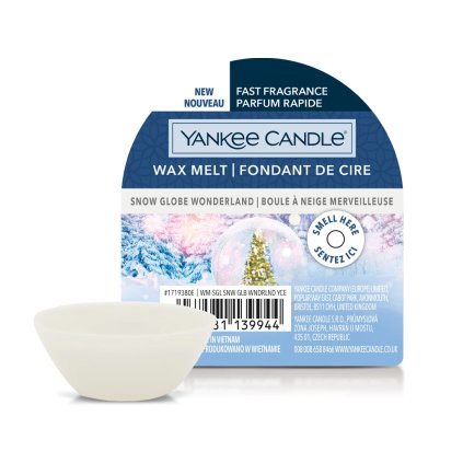 yankee candle vosk snow globe wonderland