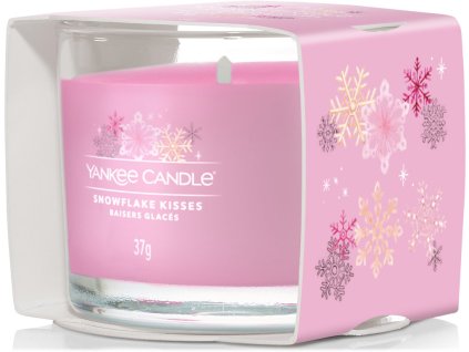 yankee candle svicka votivni snowflake kisses