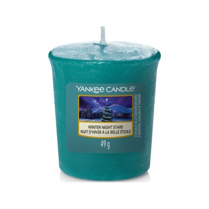 yankee candle votivni svicka winter night stars