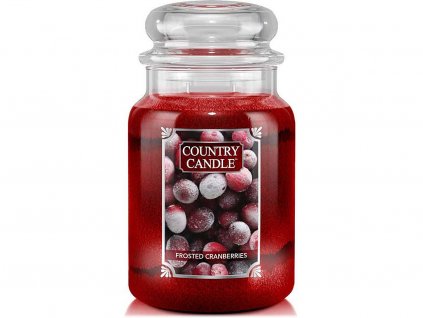 country candle frosted cranberries svicka 1
