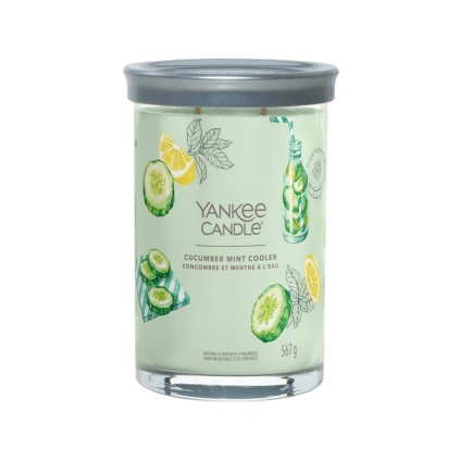 yankee candle cucumber mint cooler signature tumbler velka 1