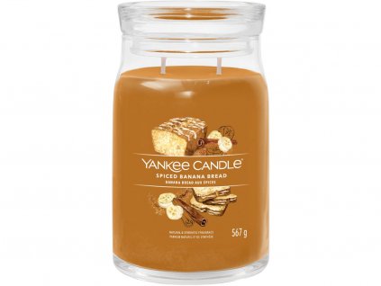 yankee candle spiced banana bread signature velka 1