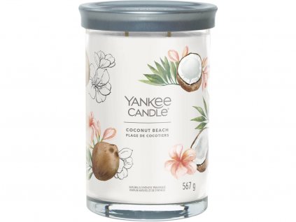 yankee candle coconut beach signature tumbler velka 1