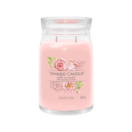 yankee candle fresh cut roses signature velka 1