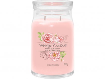 yankee candle fresh cut roses signature velka 1