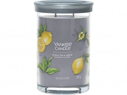 yankee candle black tea lemon signature tumbler velka 1