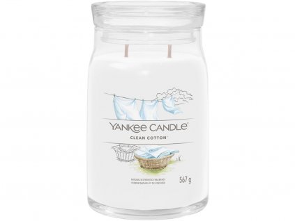 yankee candle clean cotton signature velka 1
