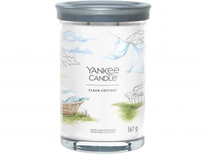 yankee candle clean cotton signature tumbler velka 1