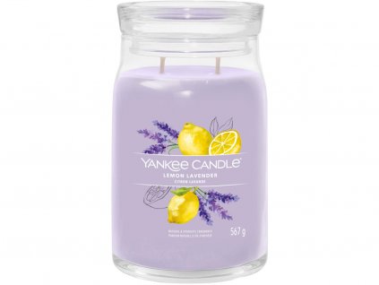 yankee candle lemon lavender signature velka 1