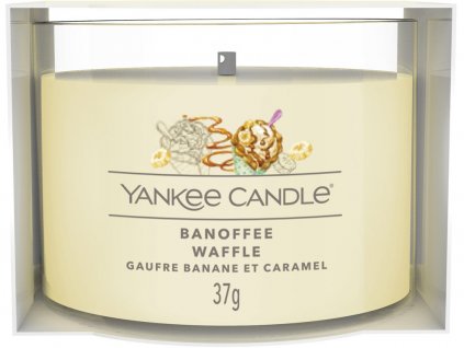 yankee candle banoffee waffle votiv sklo