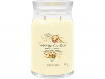 yankee candle banoffee waffle signature velka