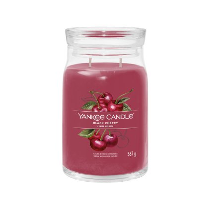 yankee candle black cherry signature velka 1