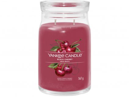 yankee candle black cherry signature velka 1