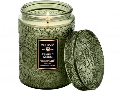 voluspa temple moss svicka 156 g 1