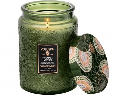 voluspa temple moss svicka 510 g 1