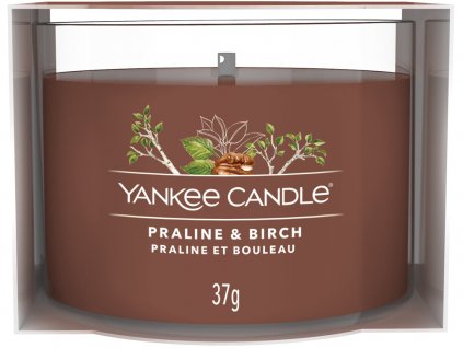 yankee candle praline birch votiv sklo