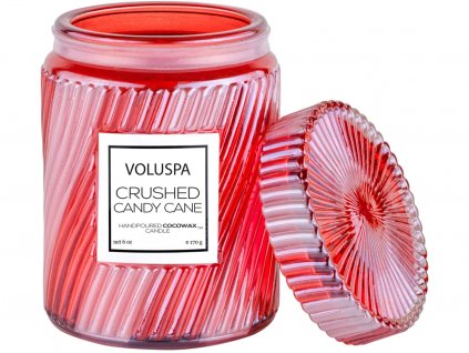 voluspa crushed candy cane small jar 1