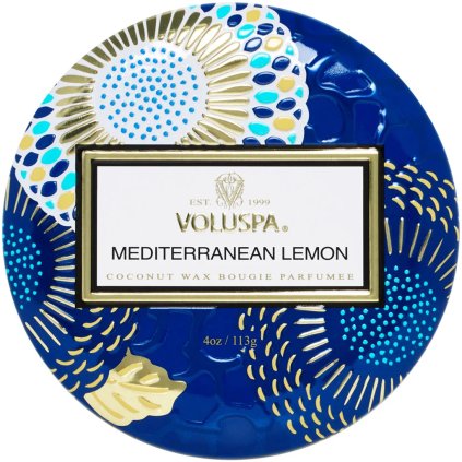Mediterannean lemon 72140 Mini Tin Candle 113g 3
