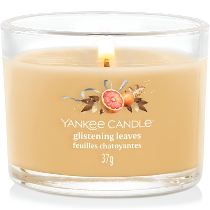 glistening leaves votivka ve skle 37 g 2