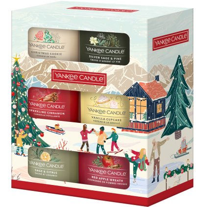 Yankee Candle – dárková sada 6 votivních svíček